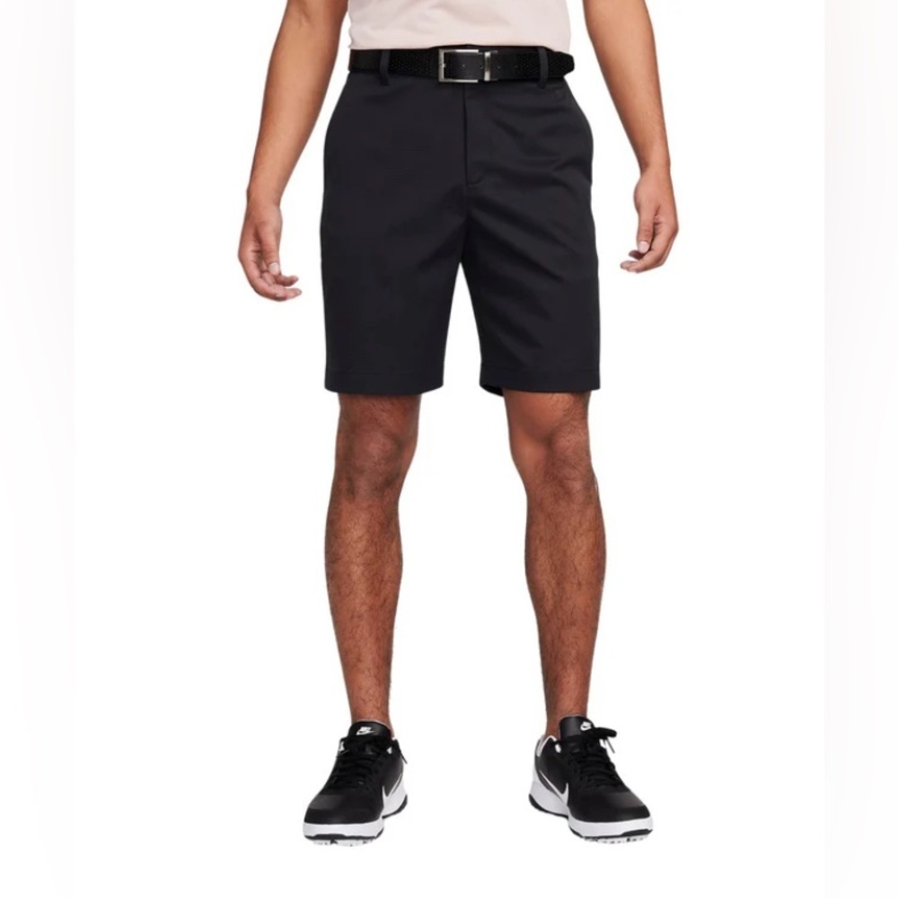 Nike Golf Tour Performance Dri-Fit Black Shorts Mens 32 Flat Front Athletic